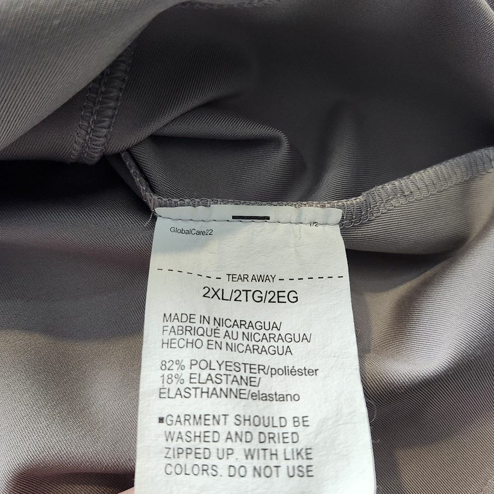 Under Armour Size 2XL Tetra Grey Zip-Up Jacket - Picture 8 of 9